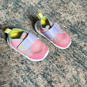 See Kai Run size 5 pink/purple/teal sneakers